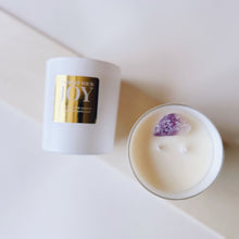 Load image into Gallery viewer, The Amethyst Crystal Candle - Black Orchid