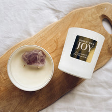 Load image into Gallery viewer, The Amethyst Crystal Candle - Black Orchid